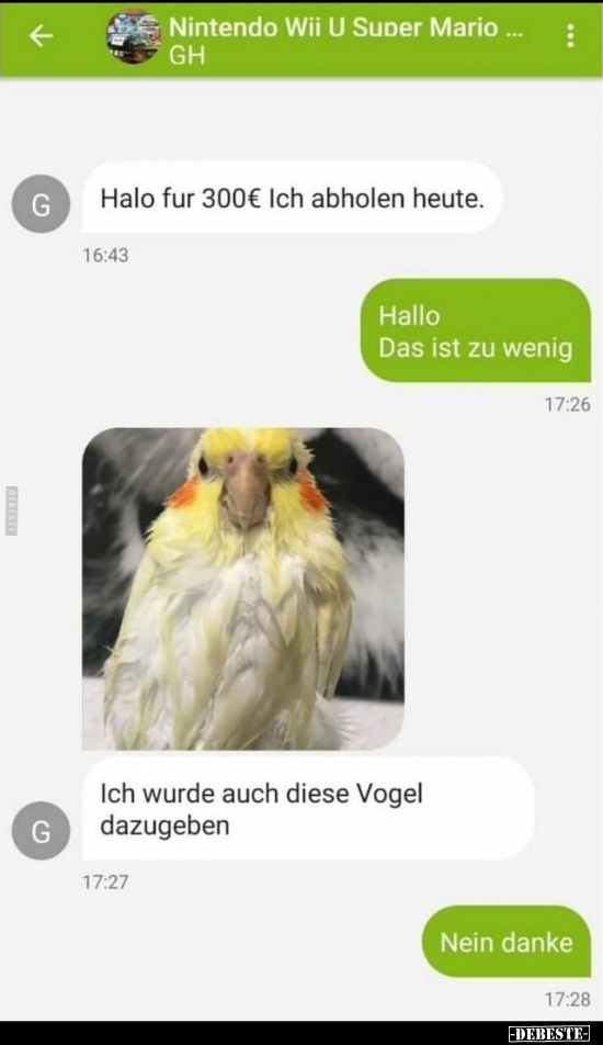 Halo fur 300€ Ich abholen heute..