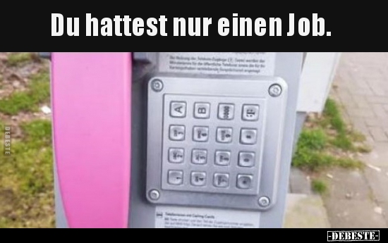 Du hattest nur einen Job... - Lustige Bilder | DEBESTE.de