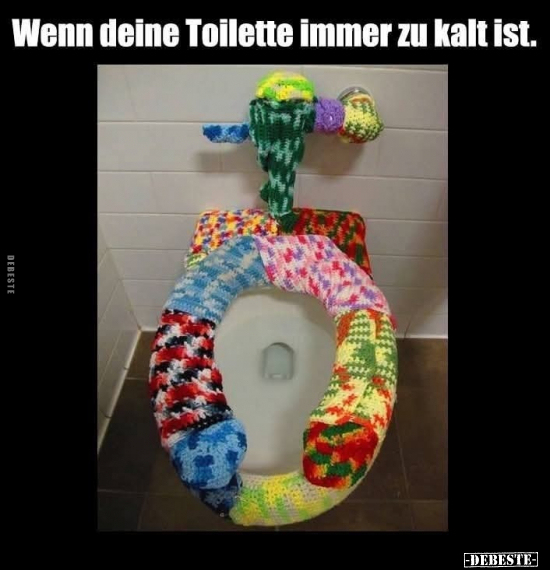 Wenn deine Toilette immer zu kalt ist... - Lustige Bilder | DEBESTE.de