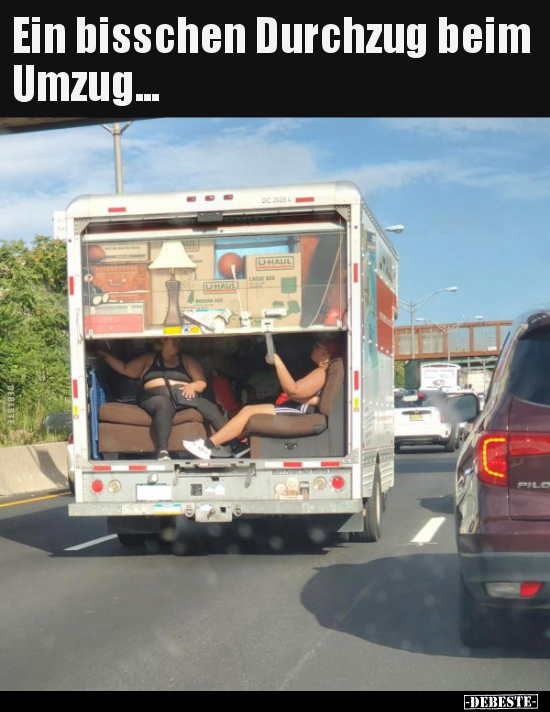 Ein bisschen Durchzug beim Umzug...