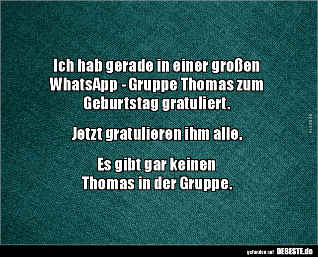 Ich hab gerade in einer großen WhatsApp.. - Lustige Bilder | DEBESTE.de