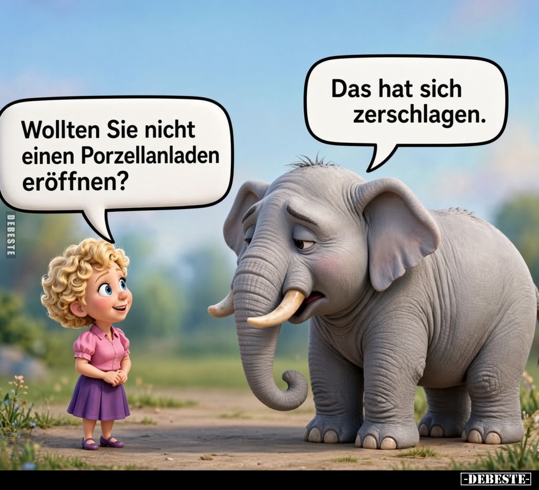 Wollten Sie nicht einen Porzellanladen eröffnen?.. - Lustige Bilder | DEBESTE.de
