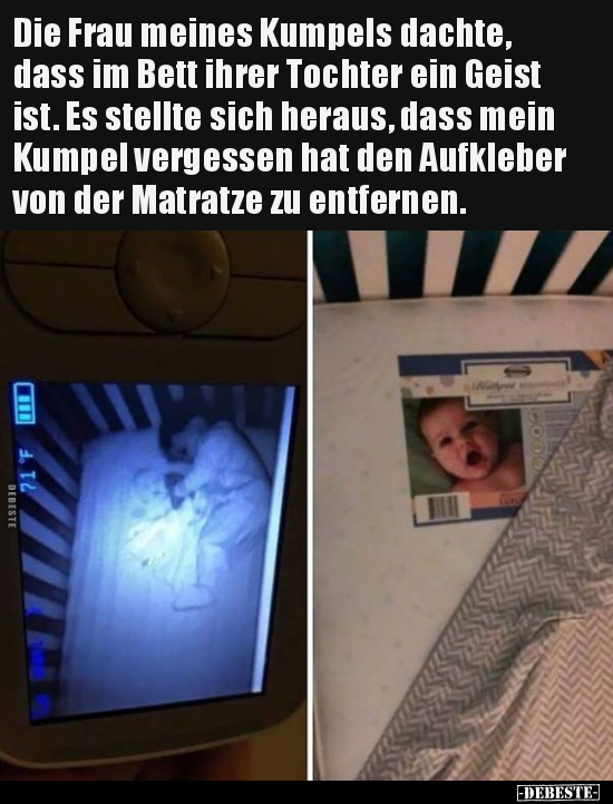 Die Frau meines Kumpels dachte, dass im Bett ihrer Tochter.. - Lustige Bilder | DEBESTE.de