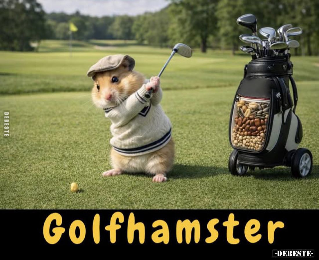 Golfhamster... - Lustige Bilder | DEBESTE.de