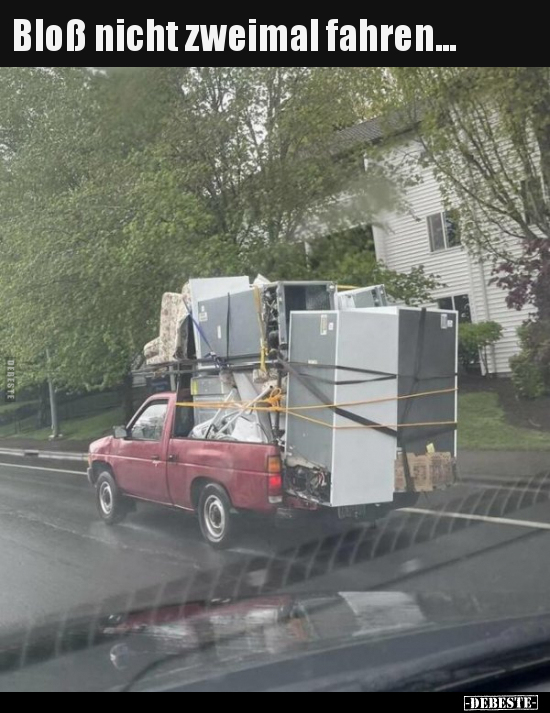 Bloß nicht zweimal fahren... - Lustige Bilder | DEBESTE.de