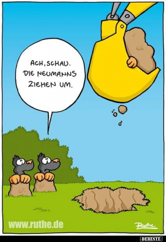 Ach, schau. Die Neumanns ziehen um... - Lustige Bilder | DEBESTE.de
