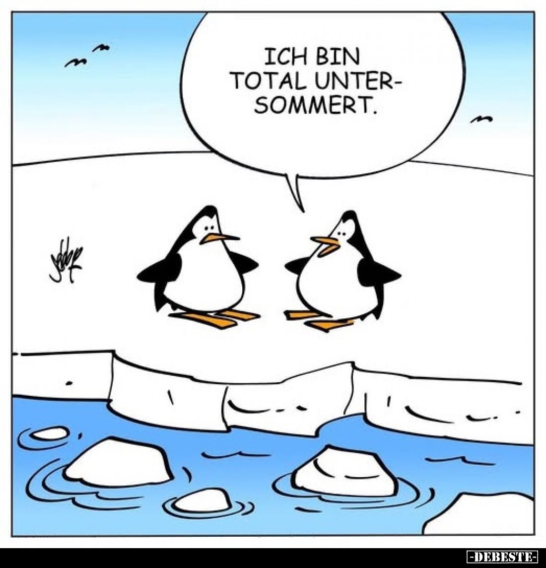 Ich bin total untersommert