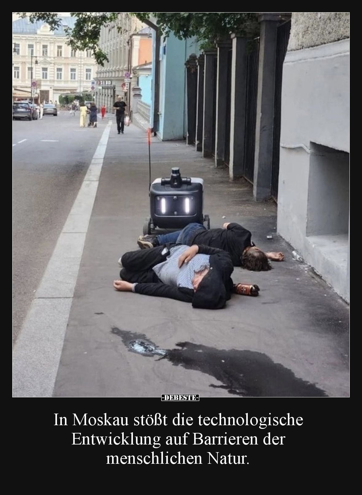 In Moskau stößt die technologische Entwicklung auf Barrieren der menschlichen Natur.