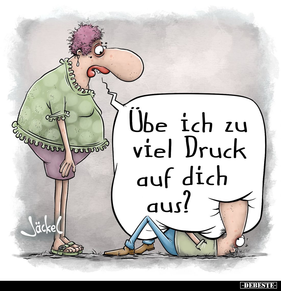 Übe ich zu viel Druck auf dich aus?