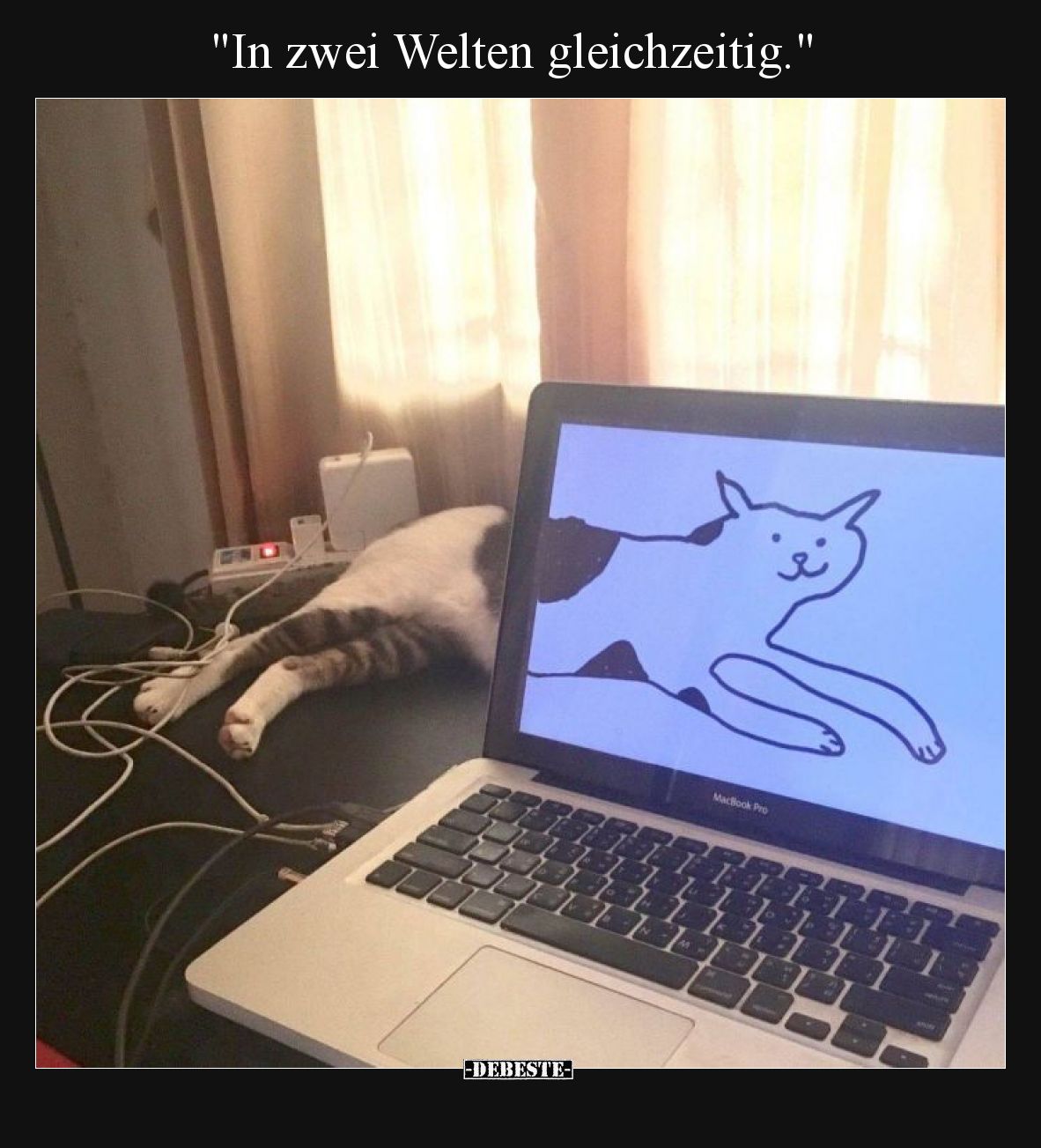 In zwei Welten gleichzeitig.