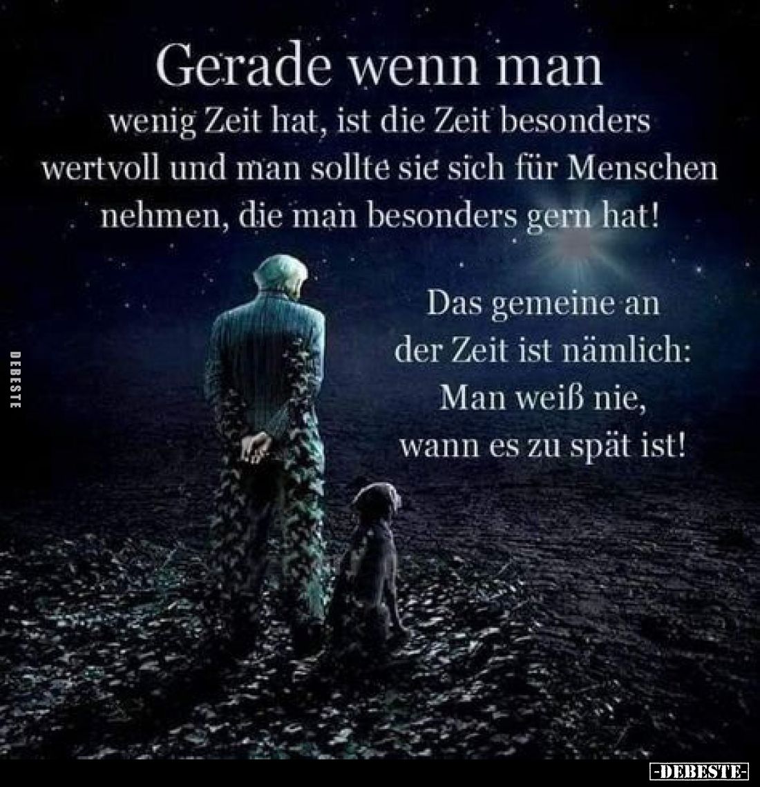 Gerade wenn man wenig Zeit hat, ist die Zeit besonders wertvoll und man sollte sie sich für Menschen nehmen, die man besonder...