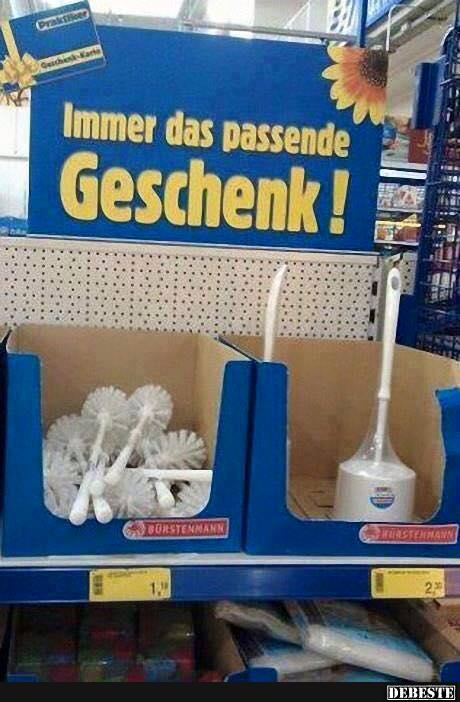 Immer das passende Geschenk! - Lustige Bilder | DEBESTE.de