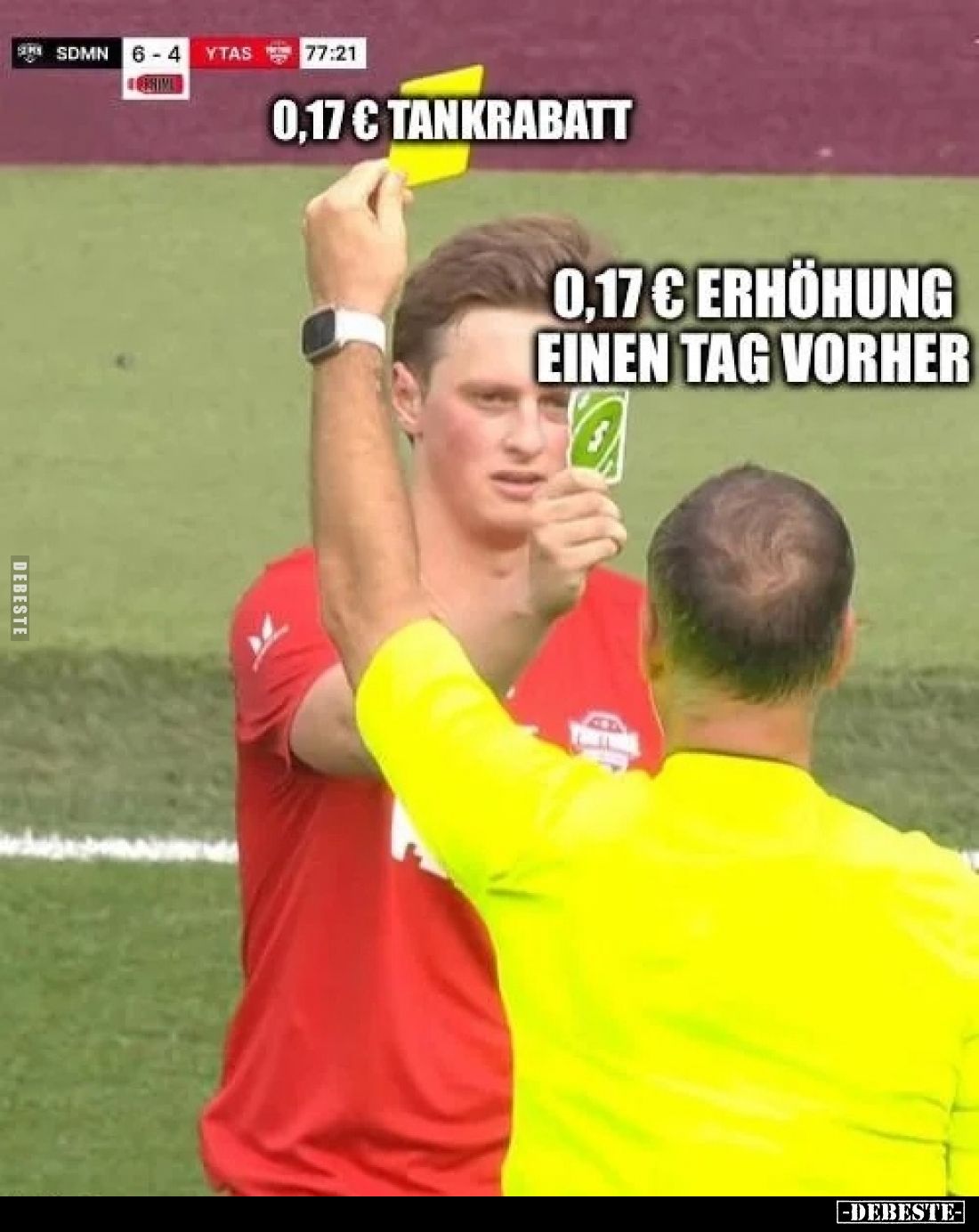 0,17 € Tankrabatt - 0,17 € Erhöhung einen Tag vorher