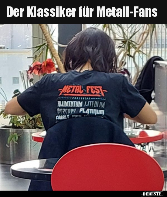Der Klassiker für Metall-Fans..