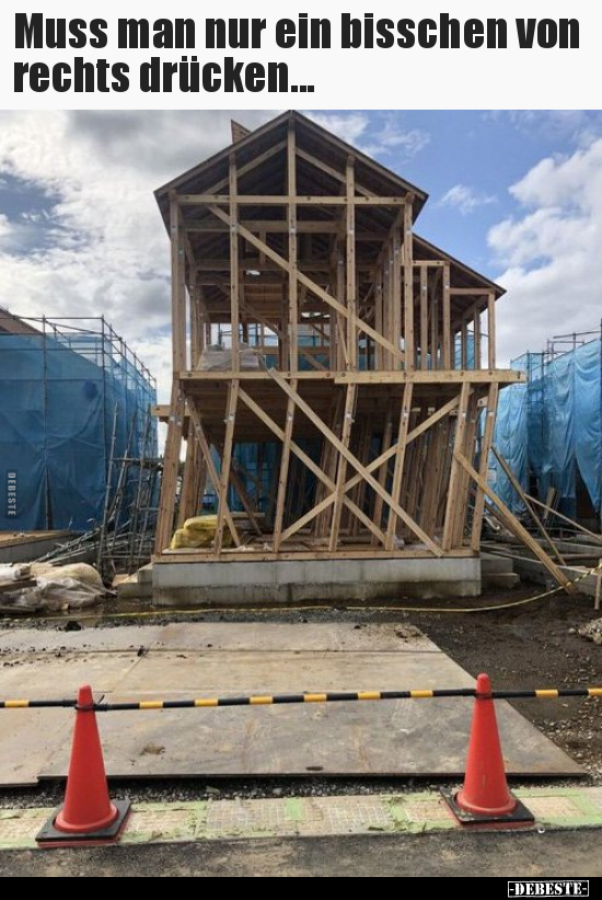 Muss man nur ein bisschen von rechts drücken...