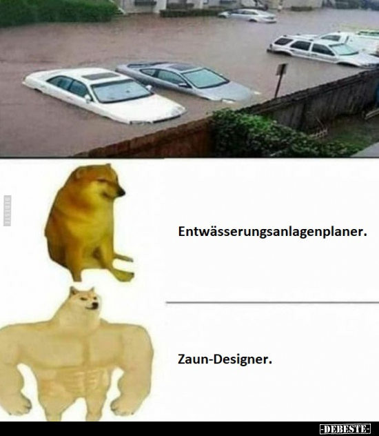 Entwässerungsanlagenplaner. / Zaun-Designer...