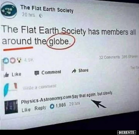 The flat earth society has members all on sale around the globe tweet