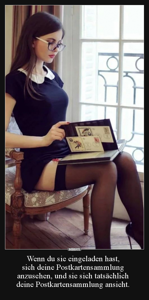 Wenn du sie eingeladen hast, sich deine..