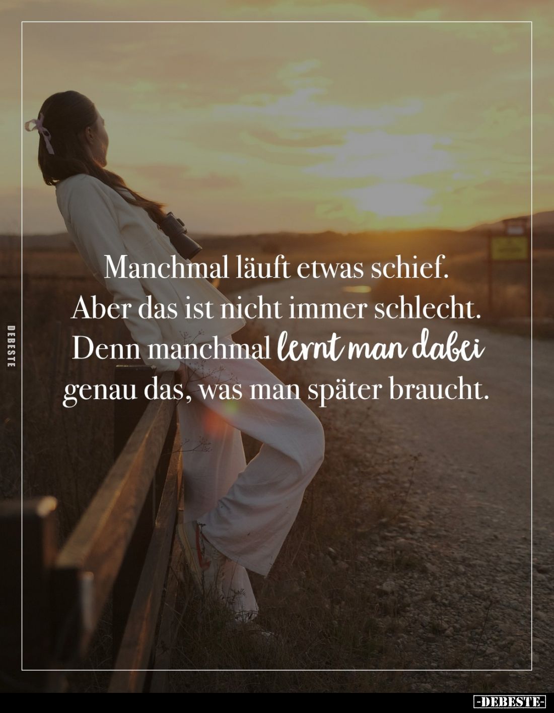 Manchmal läuft etwas schief.
Aber das ist nicht immer schlecht.
Denn manchmal lernt man dabei genau das, was man später b...