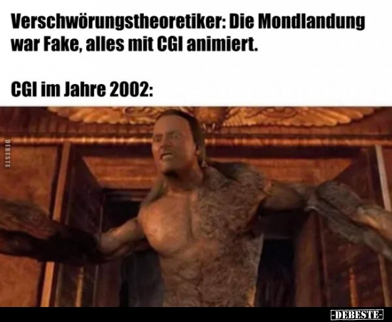 Verschwörungstheoretiker: Die Mondlandung war Fake, alles..