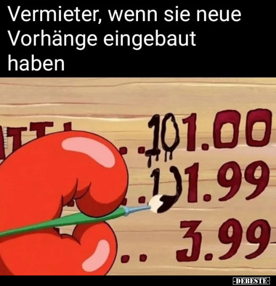 Vermieter, wenn sie neue Vorhänge eingebaut haben.. - Lustige Bilder | DEBESTE.de