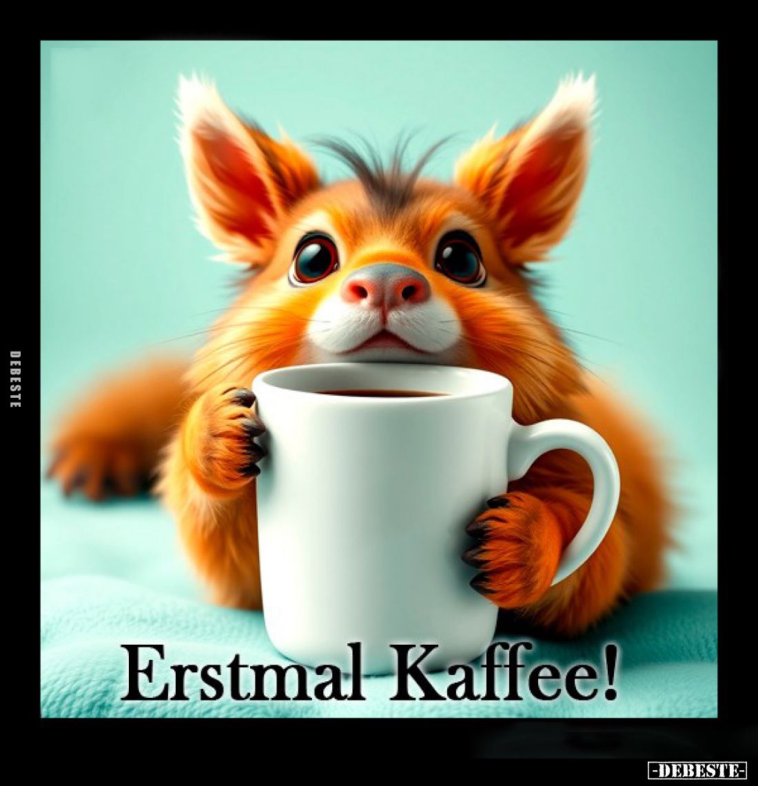 Erstmal Kaffee.