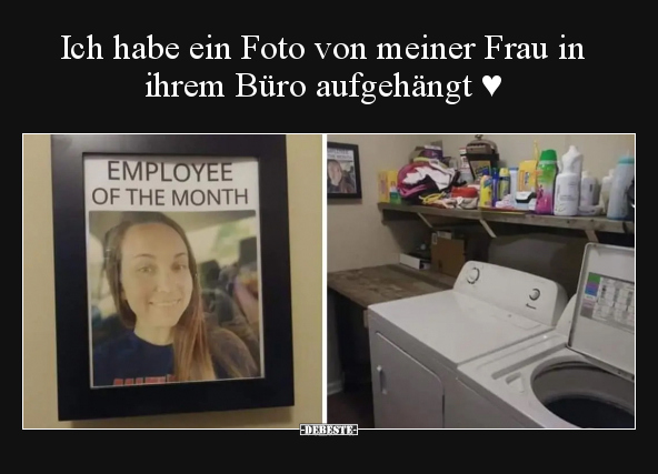 Ich habe ein Foto von meiner Frau in ihrem Büro aufgehängt.. - Lustige Bilder | DEBESTE.de