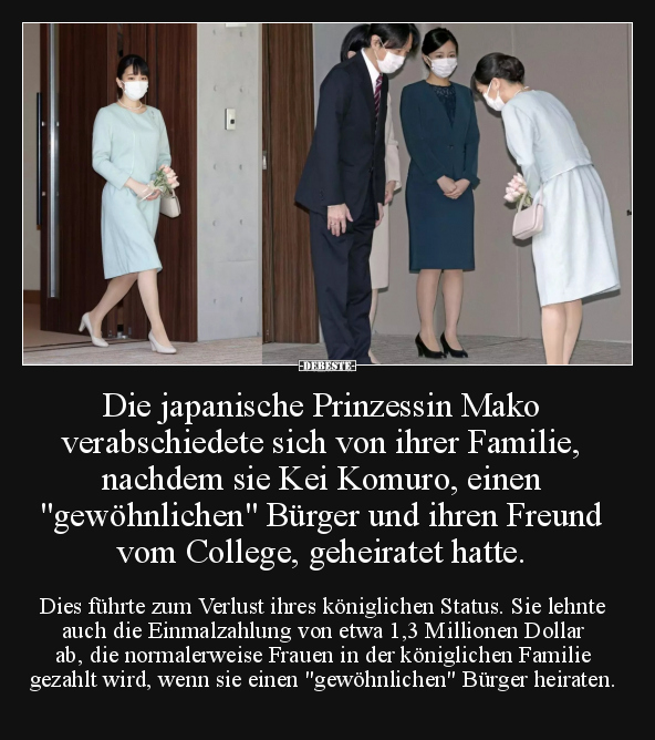 Die japanische Prinzessin Mako.. - Lustige Bilder | DEBESTE.de