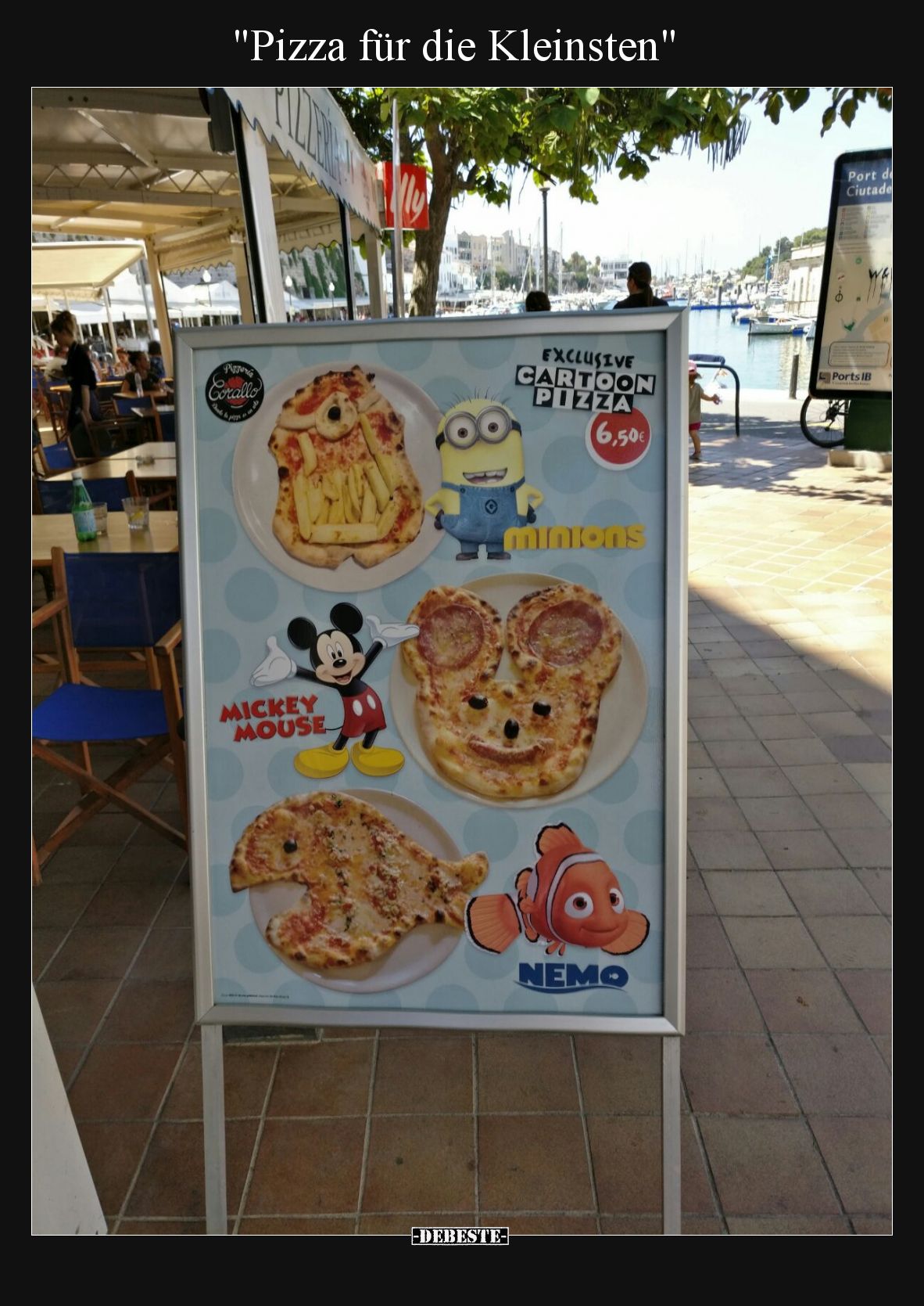 "Pizza für die Kleinsten"