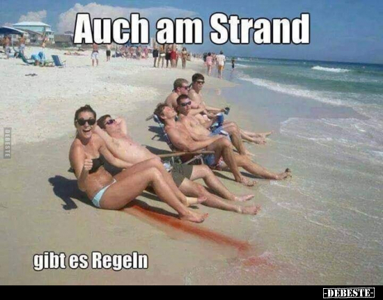 Auch am Strand gibt es Regeln... - Lustige Bilder | DEBESTE.de