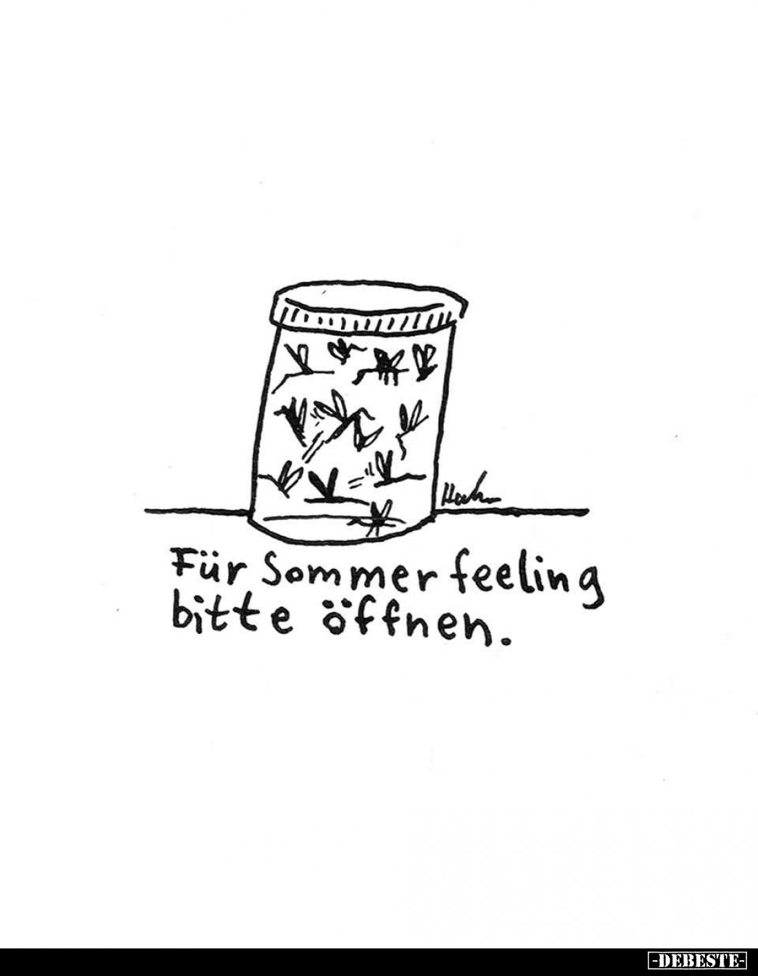 Für Sommerfeeling bitte öffnen.