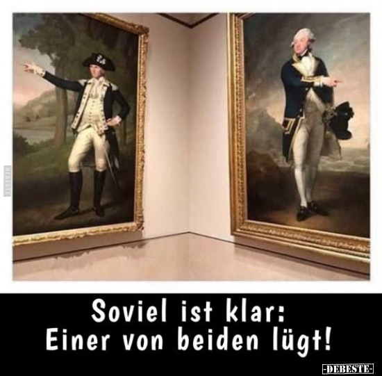 Soviel ist klar: Einer von beiden lügt!