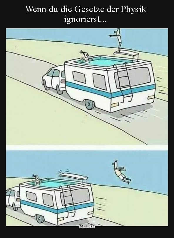 Wenn du die Gesetze der Physik ignorierst...