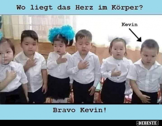 Wo liegt das Herz im Körper?..