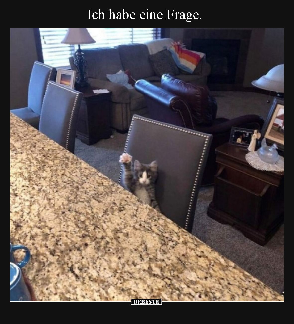 Ich habe eine Frage.