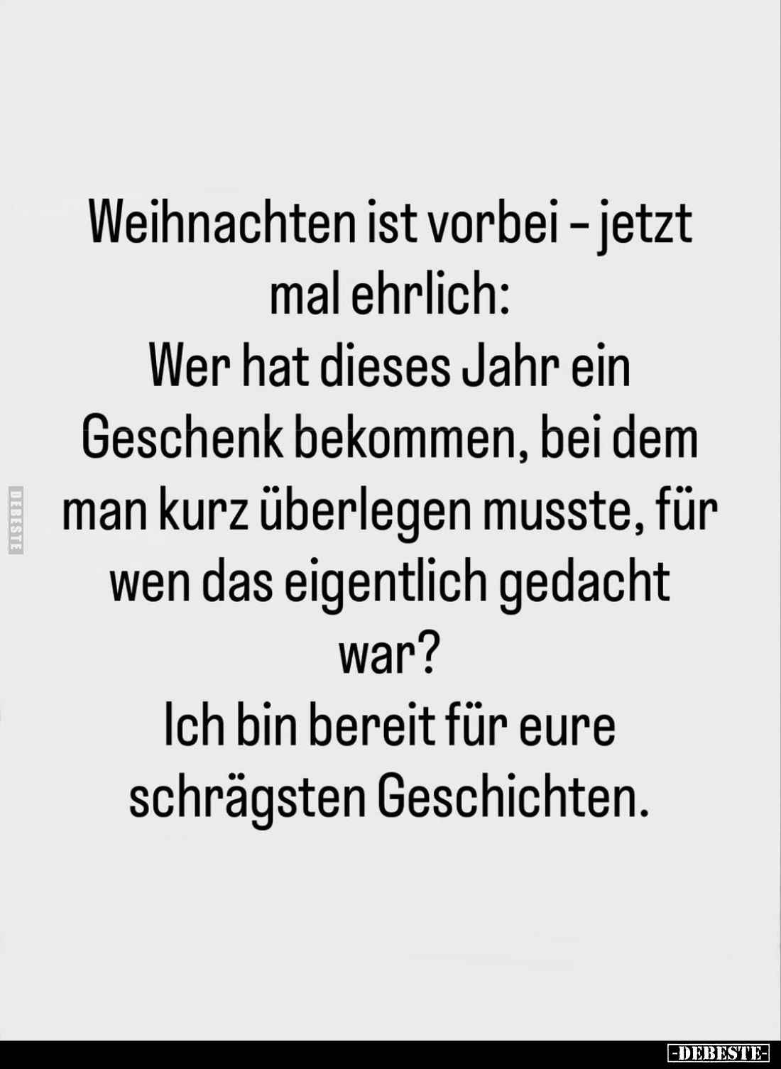 Weihnachten ist vorbei – jetzt mal ehrlich: Wer hat dieses Jahr ein Geschenk bekommen, bei dem man kurz überlegen musste, für...