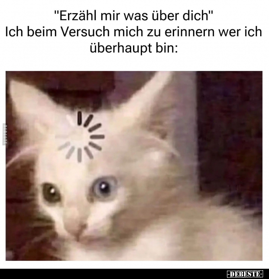 "Erzähl mir was über dich".. - Lustige Bilder | DEBESTE.de