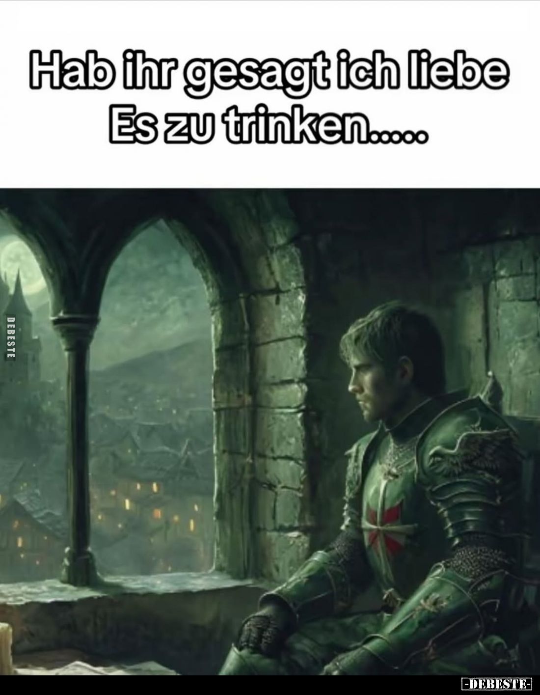 Hab ihr gesagt ich liebe Es zu trinken.....