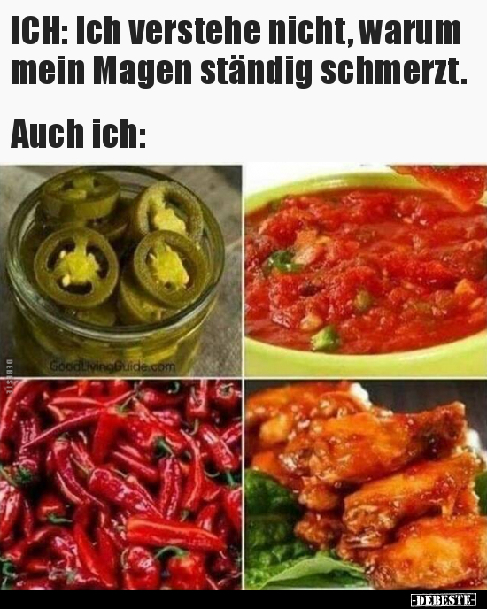 ICH: Ich verstehe nicht, warum mein Magen ständig.. - Lustige Bilder | DEBESTE.de