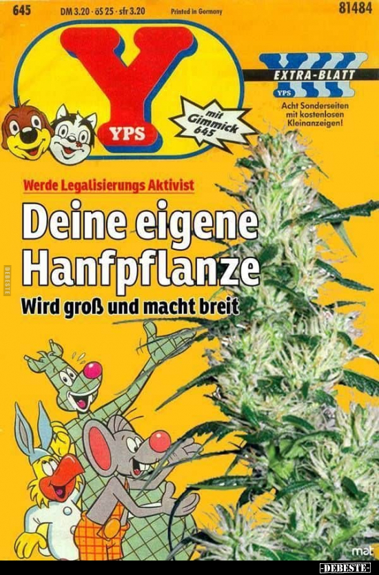 Deine eigene Hanfpflanze.. - Lustige Bilder | DEBESTE.de