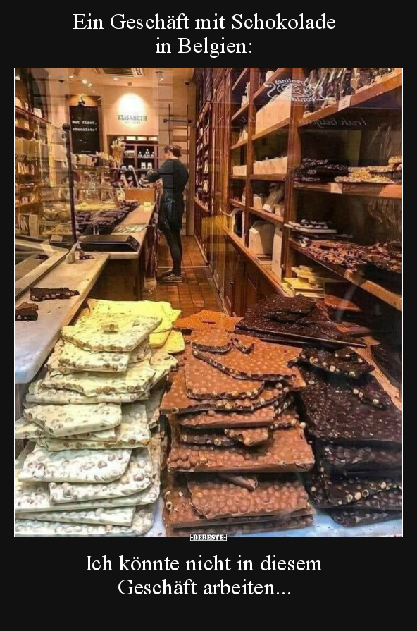 Ein Geschäft mit Schokolade in Belgien.. - Lustige Bilder | DEBESTE.de
