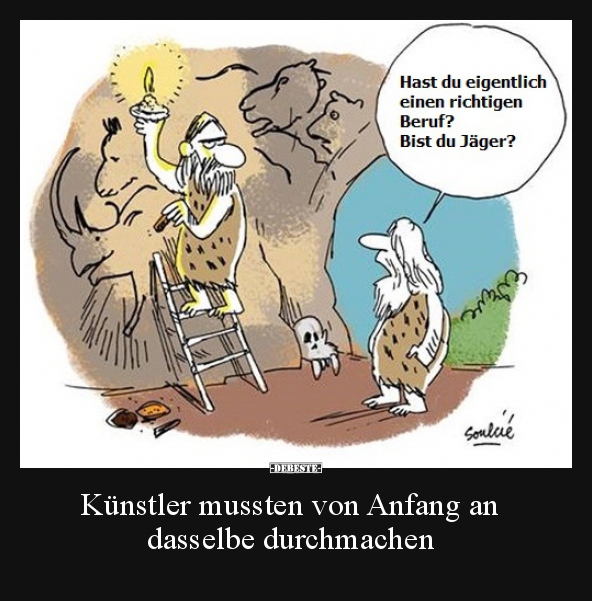 Künstler mussten von Anfang an dasselbe durchmachen.. - Lustige Bilder | DEBESTE.de