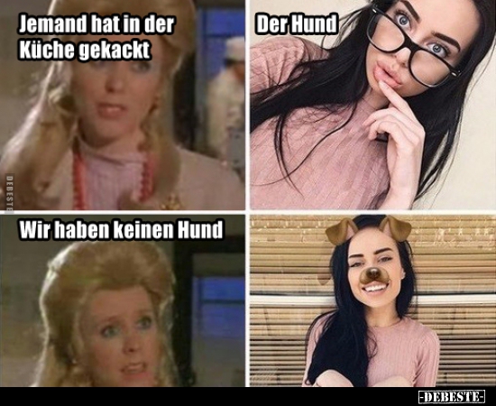 Jemand hat in der Küche...