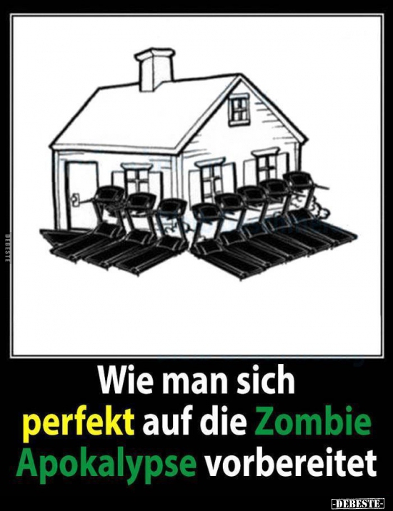 Wie man sich perfekt auf die Zombie Apokalypse.. - Lustige Bilder | DEBESTE.de