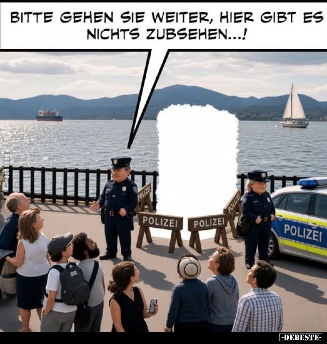 Bitte gehen Sie weiter, hier gibt es
nichts zubsehen...!