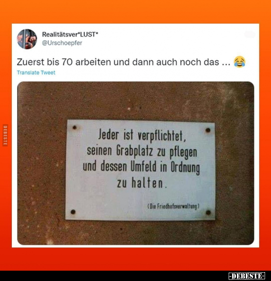 Zuerst bis 70 arbeiten und dann auch noch das...