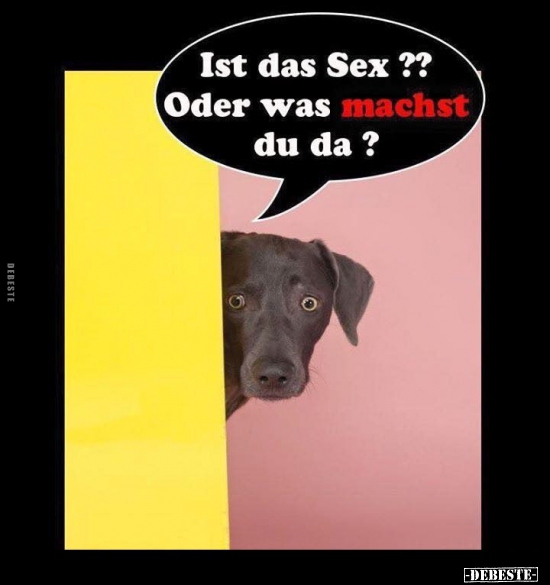 Ist Das Sex? Oder Was Machst Du Da?.. - DEBESTE.de