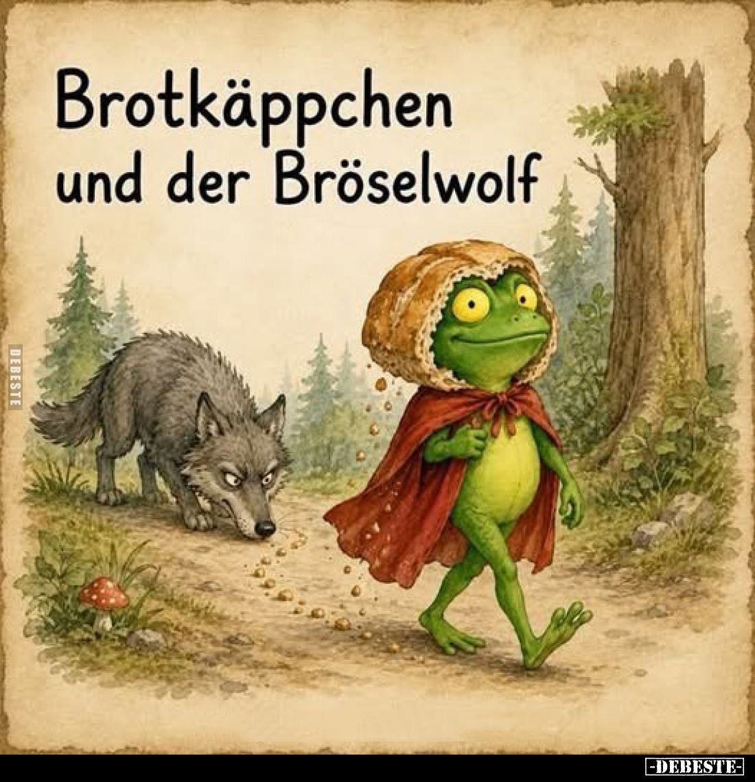Brotkäppchen und der Bröselwolf.. - Lustige Bilder | DEBESTE.de