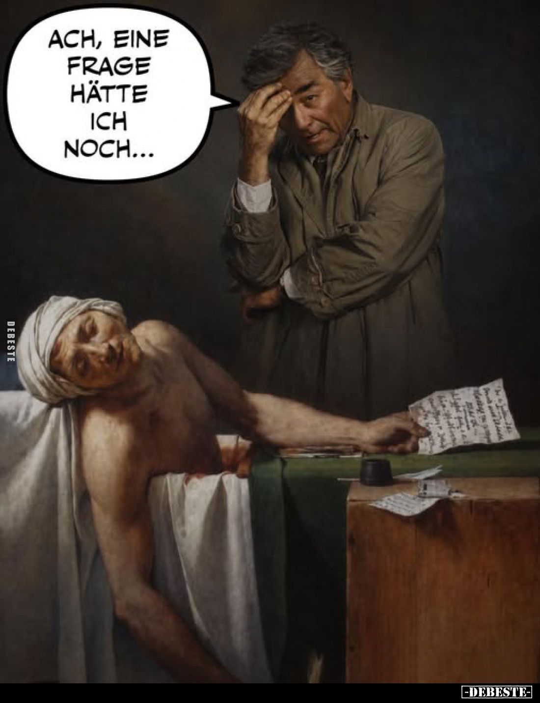 Ach, eine Frage hätte ich noch...