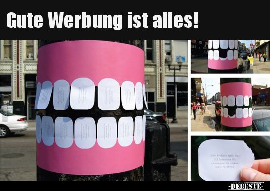 Gute Werbung ist alles!.. - Lustige Bilder | DEBESTE.de